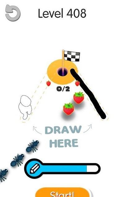 画线引蚂蚁游戏(ant rescue)下载,画线引蚂蚁,趣味游戏,画线游戏